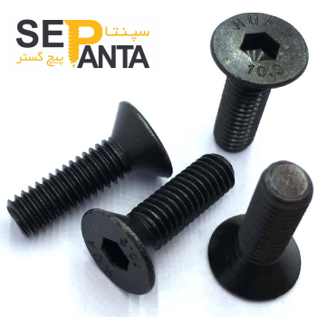 پیچ آلن سر تخت سایز 15 , 5 گرید 8,8