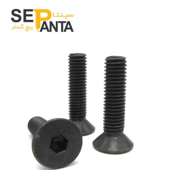 پیچ آلن سر تخت سایز 20 , 6 گرید 8,8